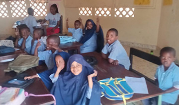 Education and food at school for children in N. Kenya